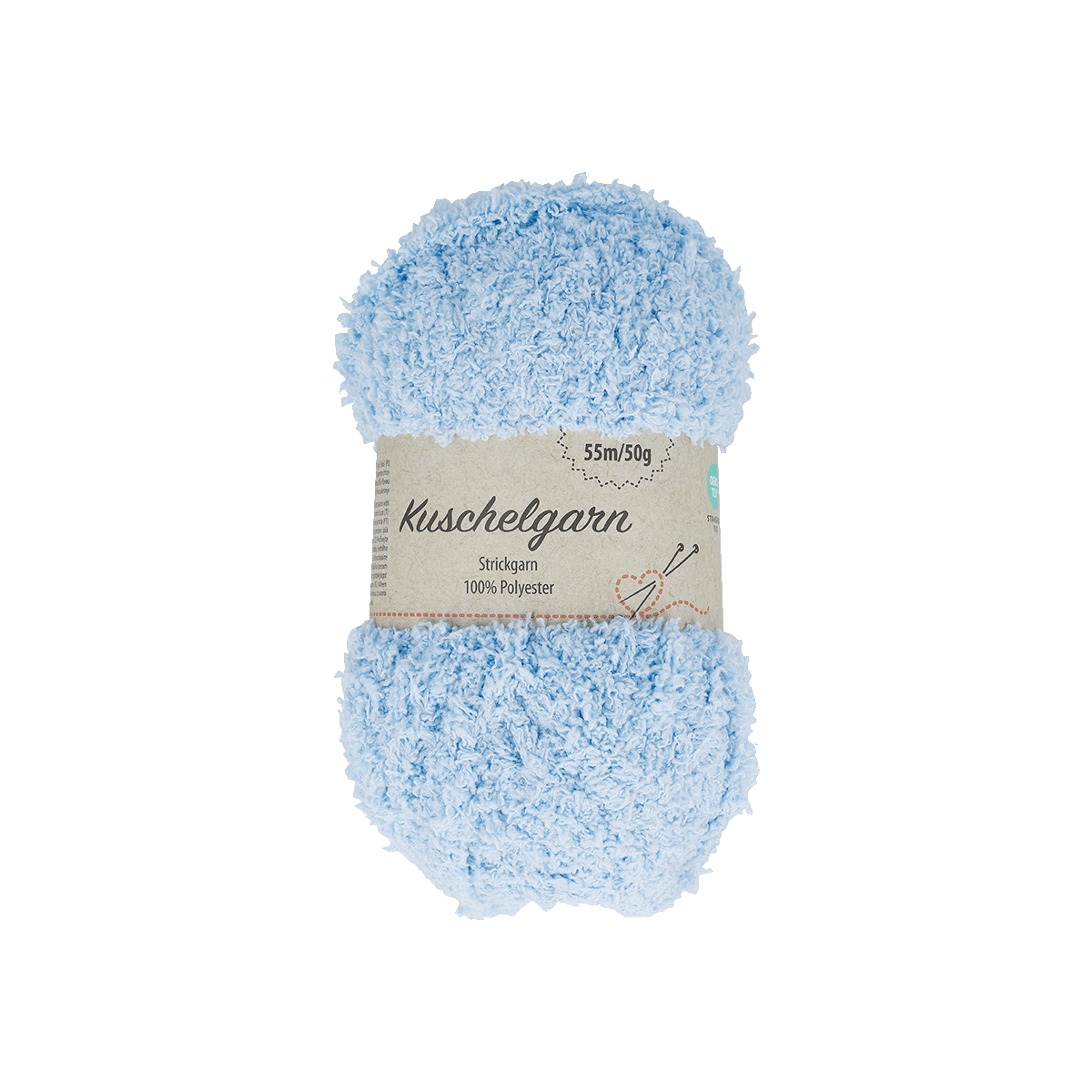 Wollknäuel, Kuschelgarn, Strickgarn, 100% Polyester, Hellblau, Bobbelgarn, Strickgarn, 100% Polyester, Kuschelgarne, Pelzähnlich, Strickgarn, Garn, Baumwolle, Mondstück, hellblau