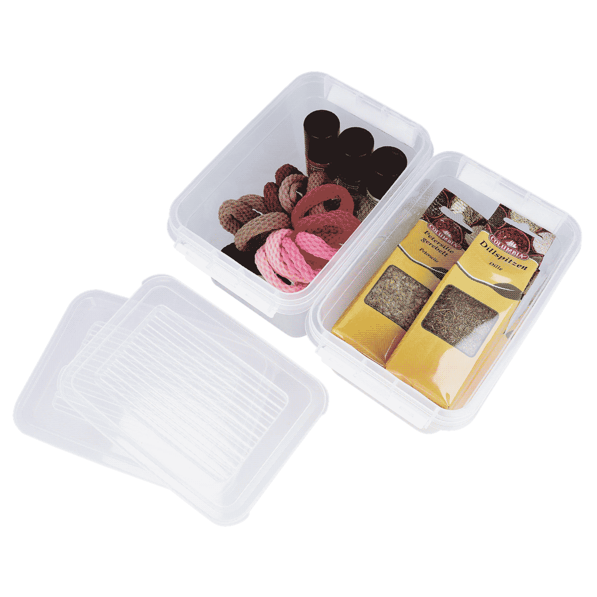 Aufbewahrungsbox, Gewürzgläser, Glasbehälter, Deckel, stapelbar, eck, gewürz, behälter, box, set, aufbewahrungsbox, leere box
