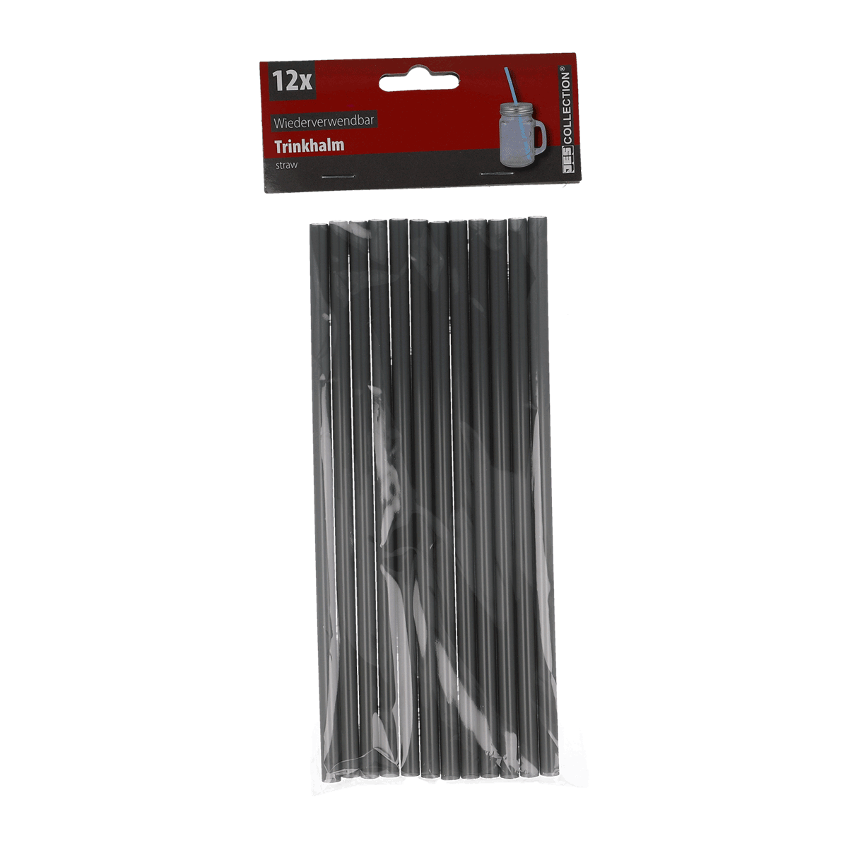 Trinkhalm, Strohhalme, Wiederverwendbar, Stahl, Gerade, Trinkhalm, Strohhalme, Strohhalm aus Kunststoff, 12 Stück, Durchzieher, Strohhalme, Trinkhalm, Kunststoff, 12er Pack, Wiederverwendbar