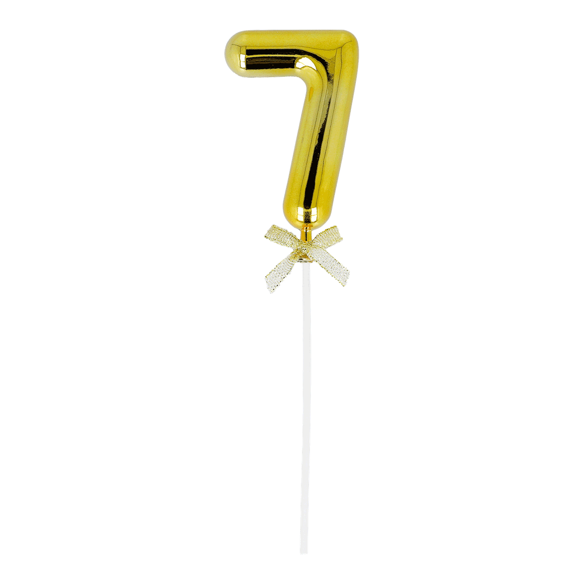 Kugelzahl, Zahl 7, Goldfarben, Luftballonform, Standleuchte, goldenen Zahl, Ballon Zahl, 7, Goldfolie, Tortenaufleger, gold, balloon, nummer7, kuchen-dekoration, party-zubehör