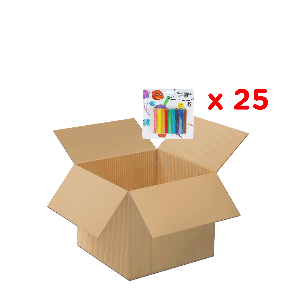 Kartonbox, Karton, Verpackung, Knete-Set, Buntstift-Set, kartonbox, kartonage, verpackung, leer, kiste, Kartonbox, Karton Box, Versandkarton, Lieferkarton, Boxenpaket