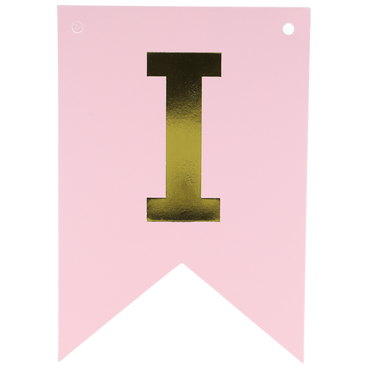 Banner, Flag, Pink, Buchstabe I, Gold, banner, flag, pink, gold, I-shape, poster, flag, banner, pink, gold
