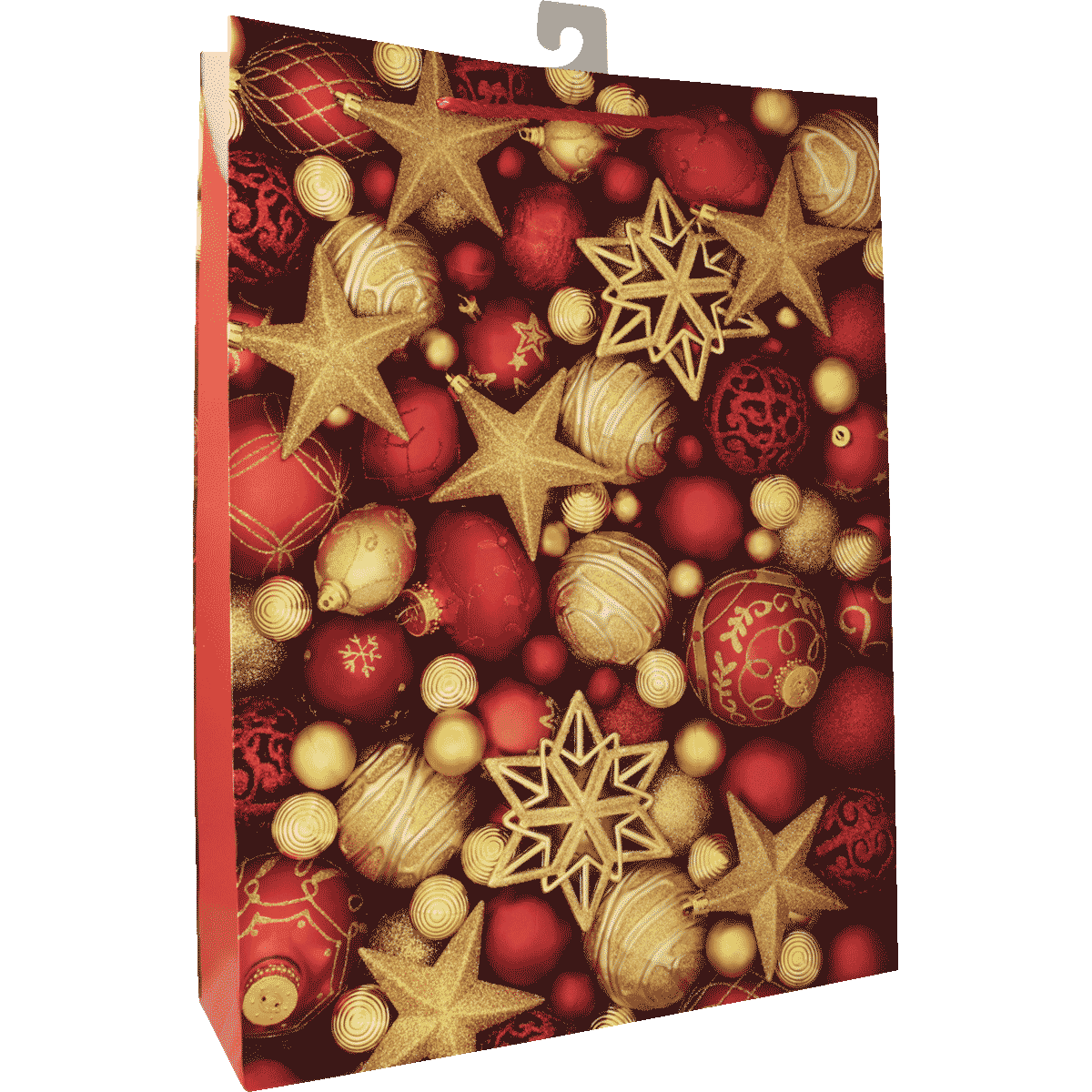 Weihnachtskugeln, Weihnachtsdeko, Goldene Sterne, Rotgold, Christbaumschmuck
