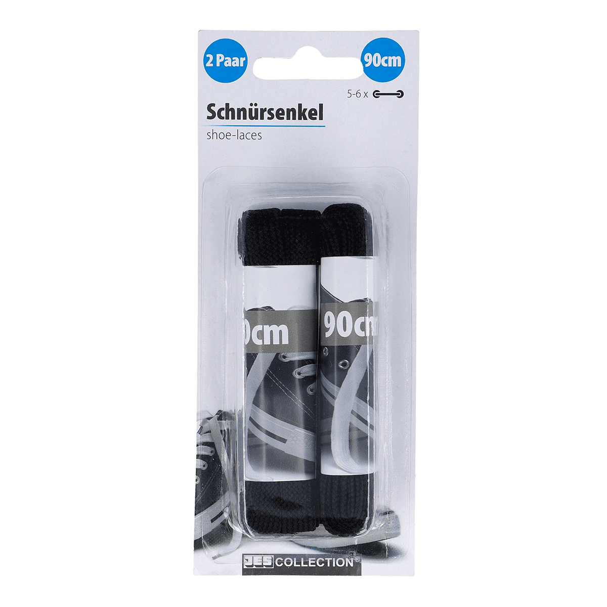 Schnürsenkel, Schuhbänder, Schuhlachen, 90 cm, 2 Paar, Schuhbänder, Schnürsenkel, Schuhzubehör, 90 cm, Doppelpack, Schuhbänder, Schnürsenkel, Schnürbänder, 90 cm, 2 Paar