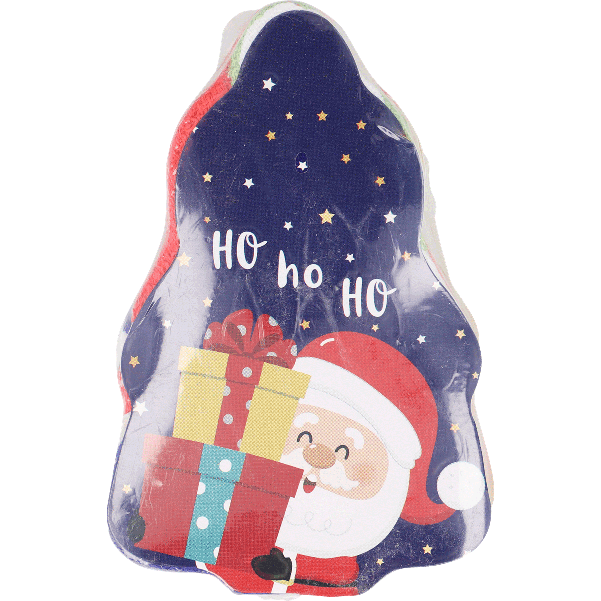 Weihnachtsballon, Santa Claus, Geschenkepaket, Nachtblau, Sterne