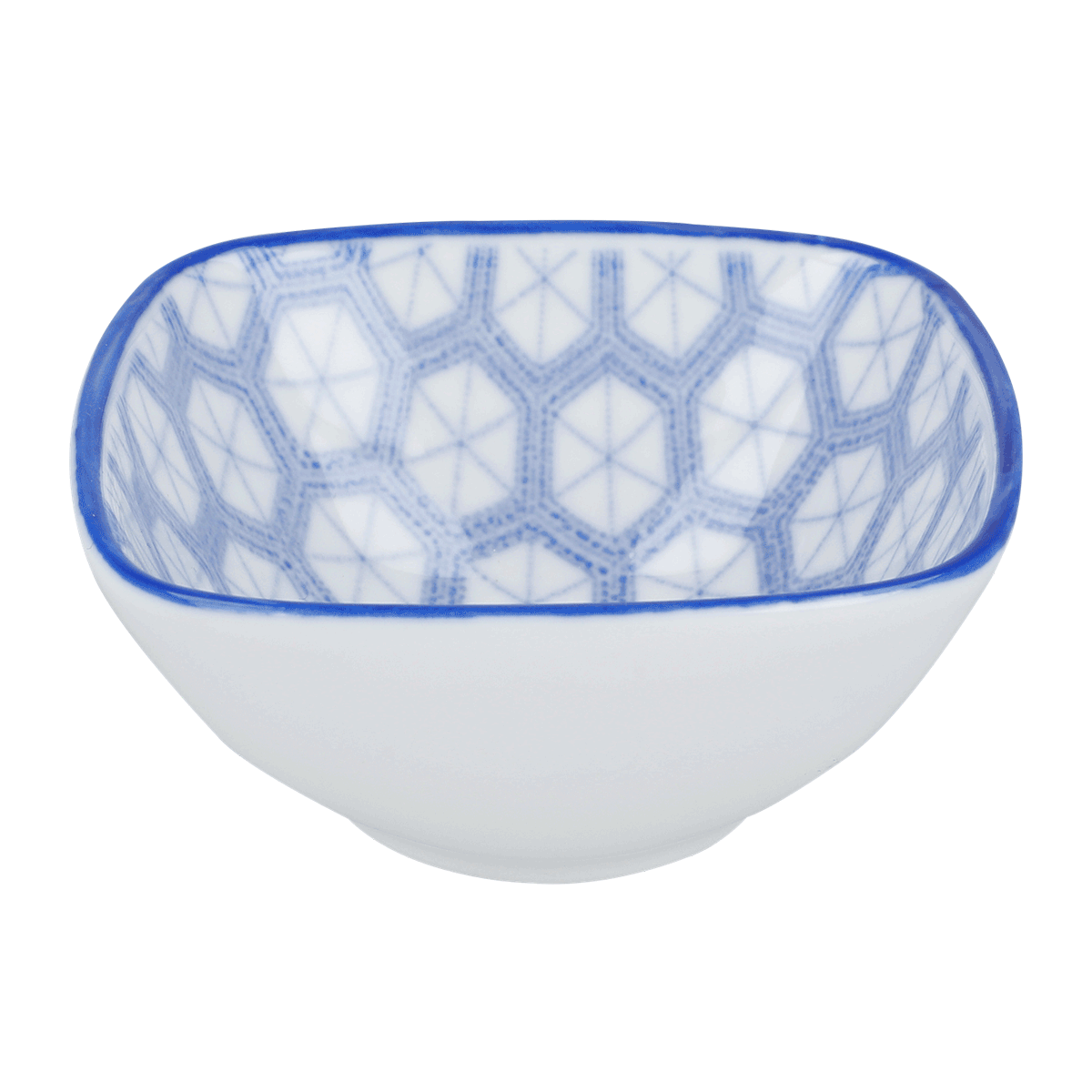 Schale, Porzellan, Blaues Muster, Geometrisch, Becherform, porzellan schale, blaues muster, keramik schale, weiße innenseite, geometrisches design, Schale, Porzellan, Blaues Muster, Geometrisches Muster, Henkellasche?
