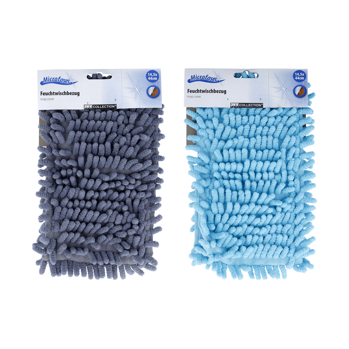 Moppendecke, Mikrofaser, Chenille, Blau, Grau, Moppe Bezug, Mikrofaser, Fassadenreiniger-frei, Zweifarbig, Waschbar, Mop cover, Mikrofaser, Flusen, Nassabdeckung, Bodenschutz