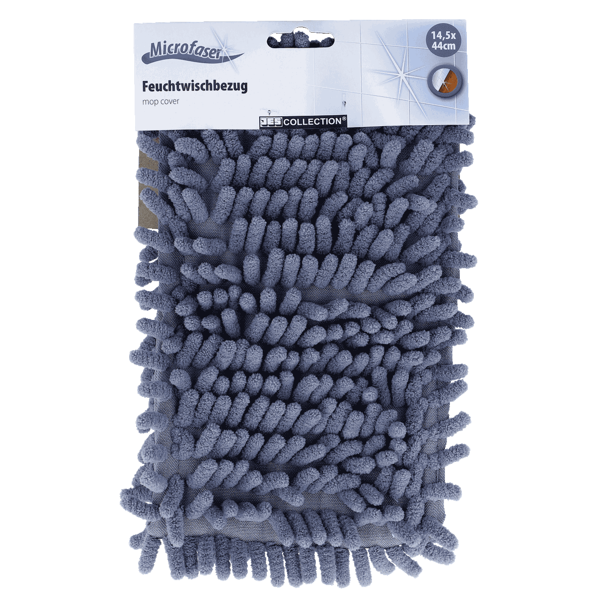 Mikrofaser-Deckel, Mikrofaser, Chenille, Wischmop-Bezug, Mop-Aufsatz, Moppeüberzug, Mikrofaser, Blau, Chenille-Struktur, Haushaltszubehör, Mikrofasertuch, Wischmopp-Bezug, faserig, blau-grau, Mehrfachpfropfen