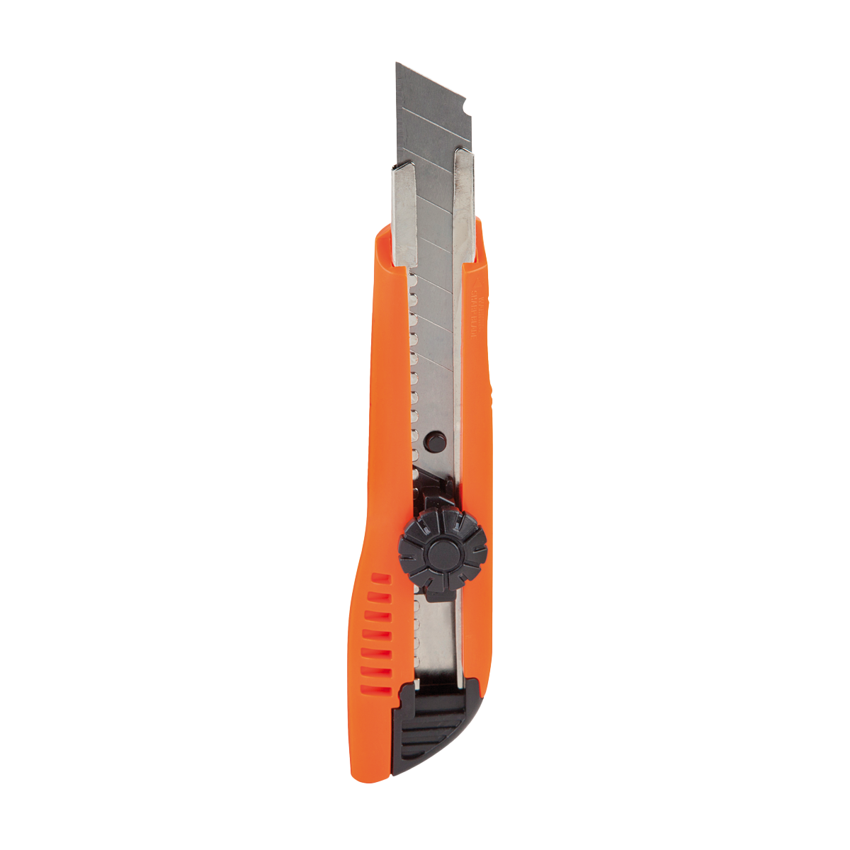 Cutting knife, Utility knife, Retractable blade, Orange handle, Locking knob, Utility-Messer, Serien Cutter, ausziehbar, orange, Klingen, Nibbler, Kartonmesser, Welkentool, Schnittklinge, Orangenes Gehäuse