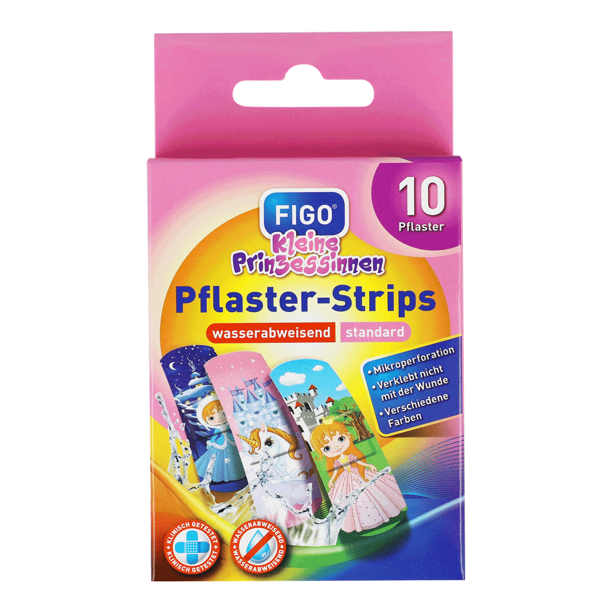 Pflaster-Strips, Wasserabweisend, Standard, Kinderprinzen, Kleine Prinzessinnen, Pflaster-Strip, Wasserabweisend, Standard, Kleinkinder, Pflegebedarf, Pflasterstrips, Wasserabweisend, Standard, Kleine Prinzessinnen, Kinderpflegeset