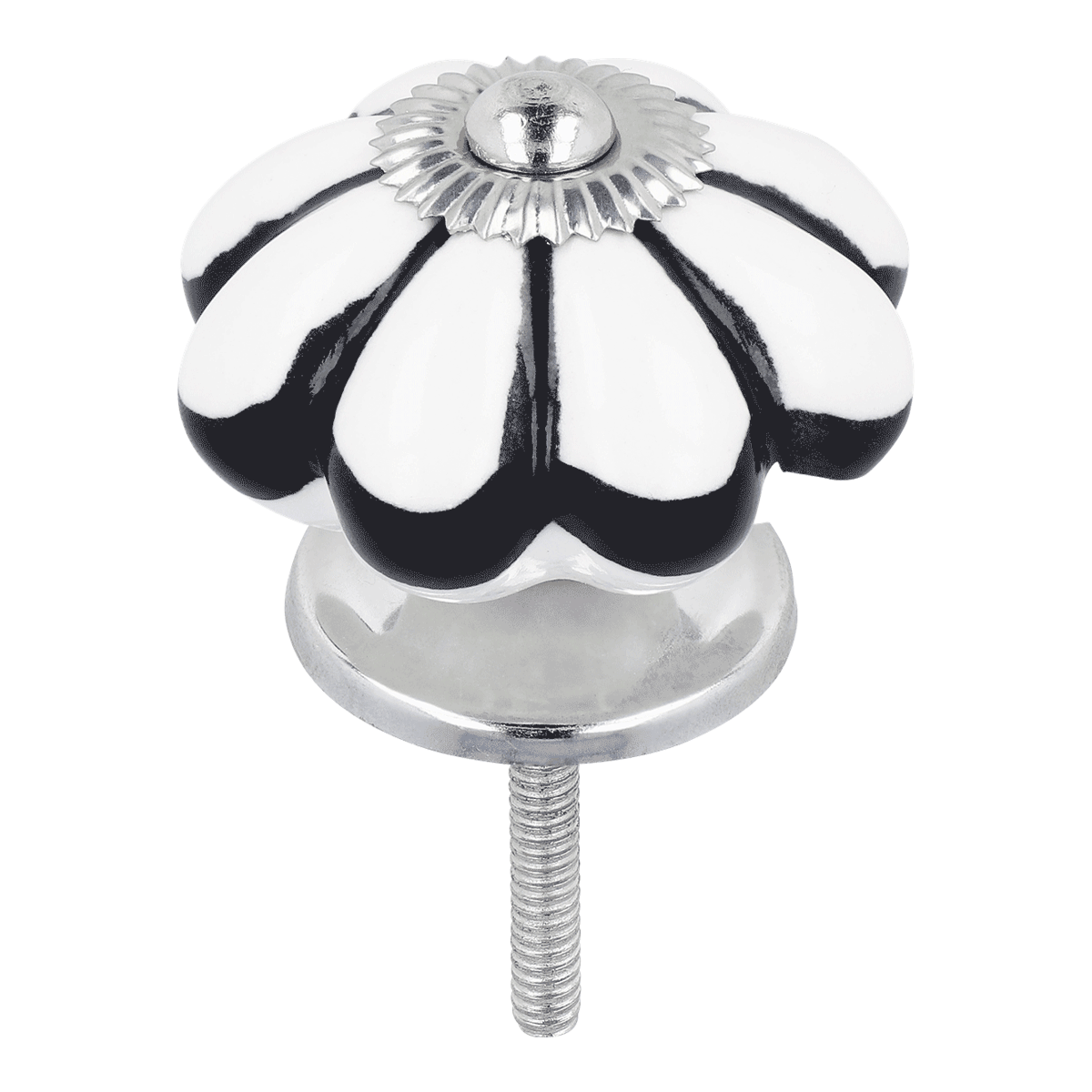 Knopf, Beschläge, Blütenknopf, Metallkappe, Schwarz-Weiß, Knopf, Blumenknopf, Schrankknopf, Metallknopf, Schwarz-weiß, knopf, Schrankknopf, Blütenknopf, Metallknopf, Schwarz-Weiß Knopf