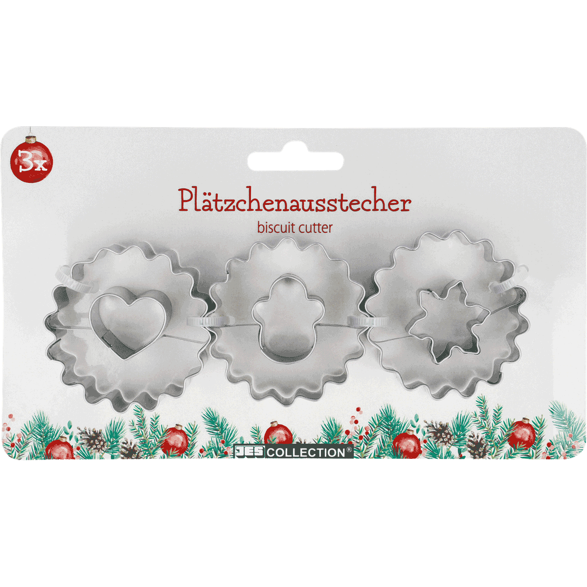ausstochform, keksform, metall, satz4, formensets