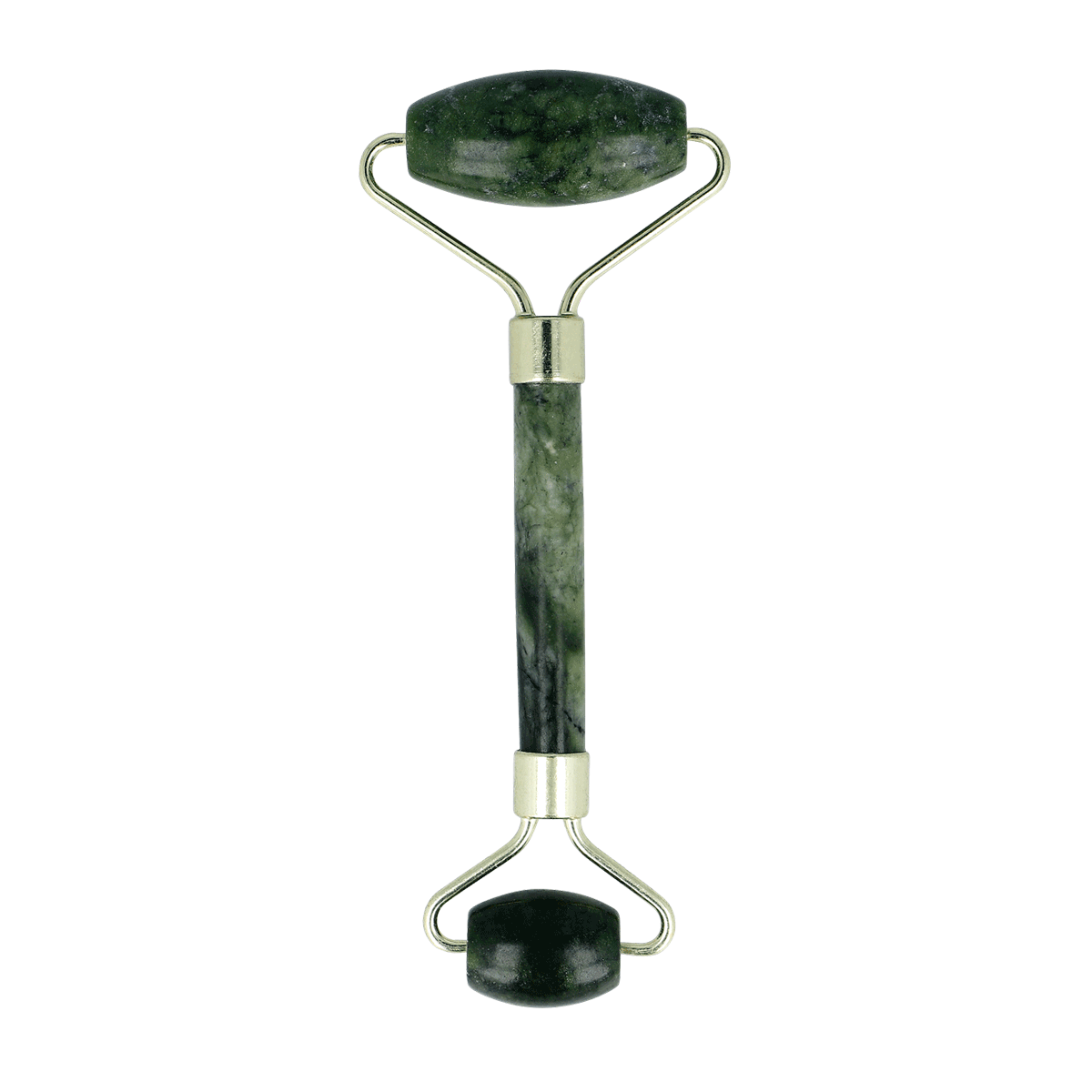 jade, roller, facial, stein, grün, jade roller, jade stone, Gesichtsroller, Metallrahmen, Grün