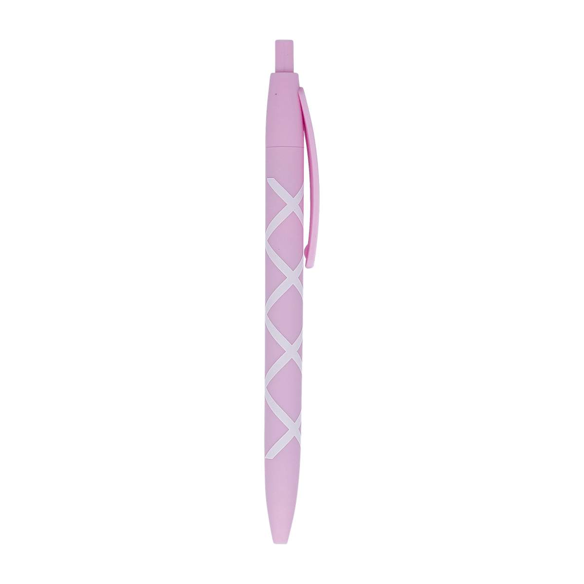 Stift, Kugelschreiber, Gepunktetes Muster, Lila, Klippverschluss, Stift, Kugelschreiber, Geometrisches Muster, Lila, Clip, Kugelschreiber, Geknotetes Muster, Lila, Clip, Druckknopf-Top