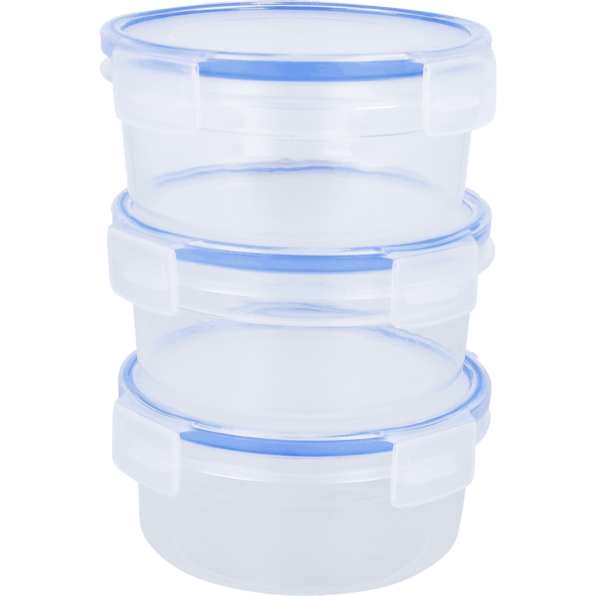 Snackdosen, Aufbewahrungsbehälter, Glasbehälter, Halterung, Rundbehälter, Aufbewahrungsbehälter, Dosenbehälter, Mehrschichtig, Klar, Transparent, Aufbewahrungsbehälter, Lunchbox, Rund, Klares Kunststoff, Mehrteilige Box