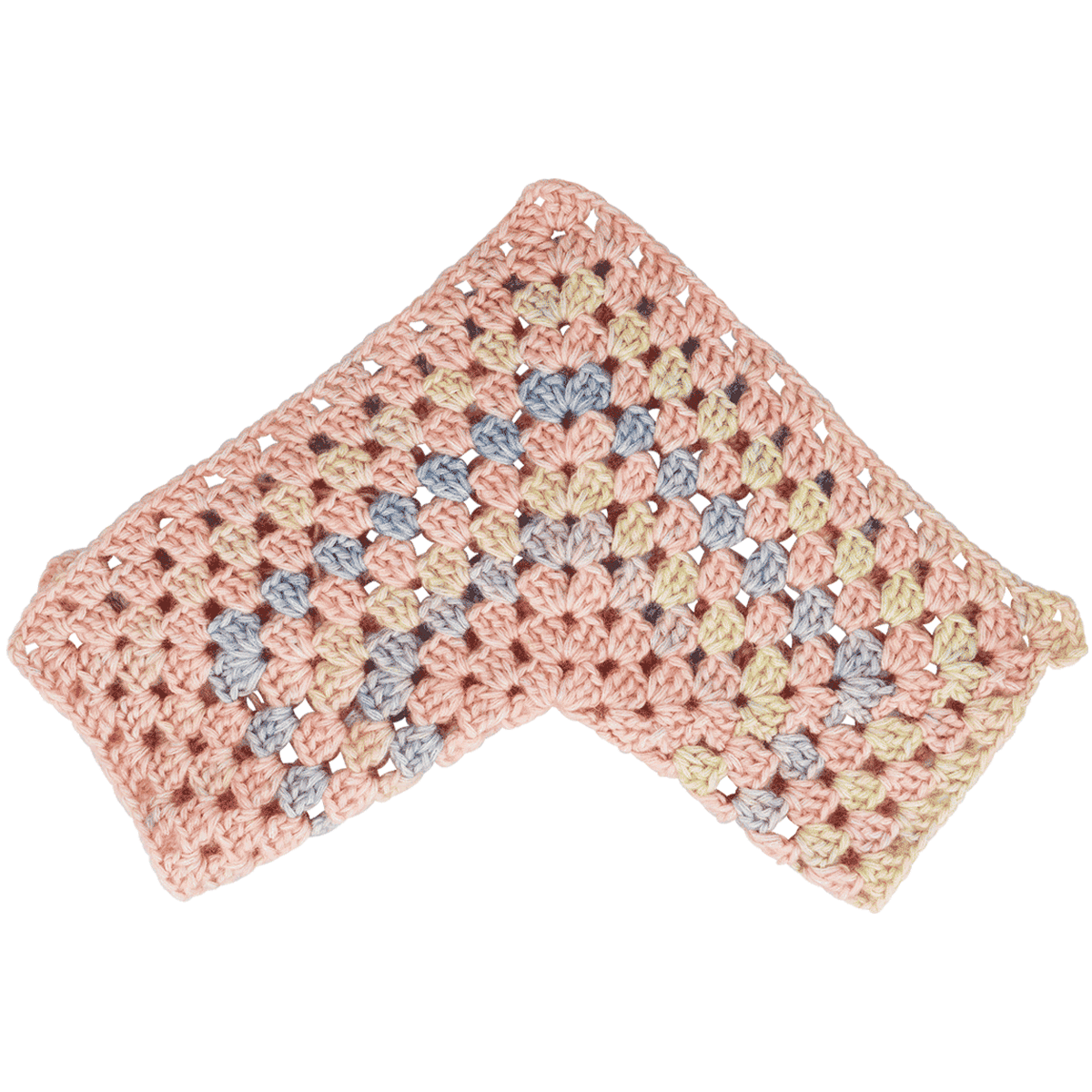 crochet,  Schal,  rosa,  Pastell,  Granny-Hexagon, crochet, Schal, rosa, bunt, Dreiecksform, crochet, Schal, Pastell, Dreieck, mehrfarbig