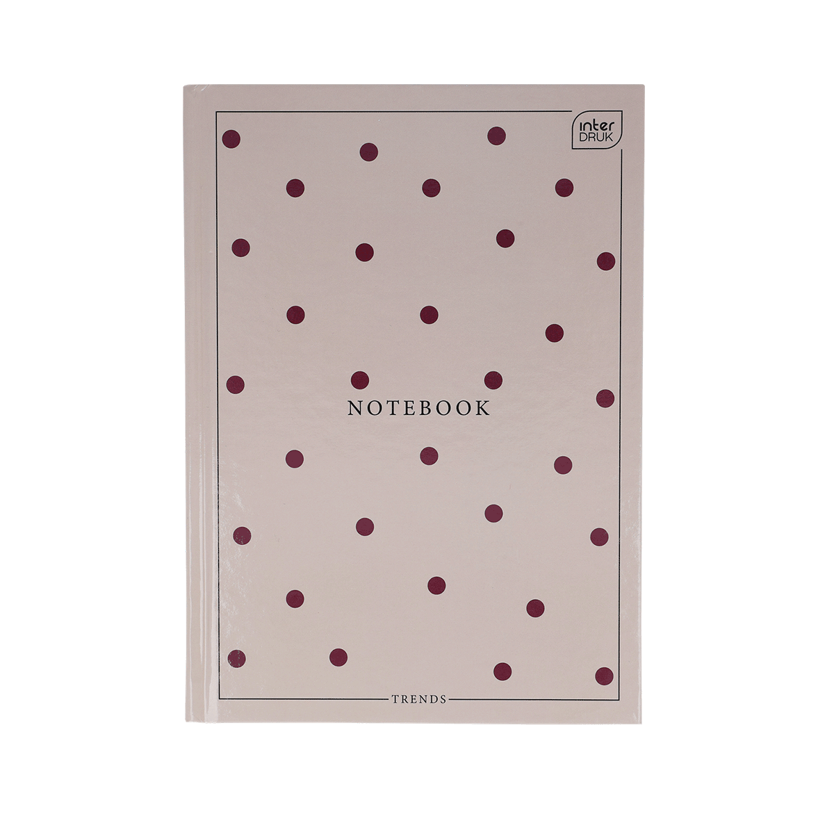 Notizbuch, Notebook, Polka dots, Rosa, Trends, notebook, Punkte, rosa Cover, gebundenes Notizbuch, A5, Notizbuch, Polka-Dots, Rosa, Deckblatt-Design, Trends