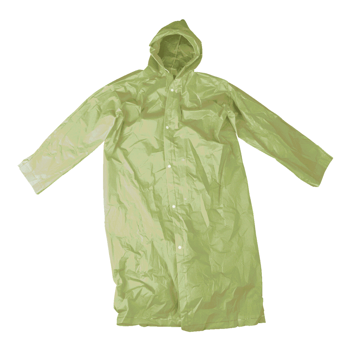 Regenmantel, Hooded raincoat, Knopfverschluss, langarm, Gehäkelte Textur, Regenjacke, Hochschirm?, Poncho, Nylon, Kapuze, Regenmantel, Kapuzen-Regenmantel, Langmantel, Regenkleidung, Lichtgrün