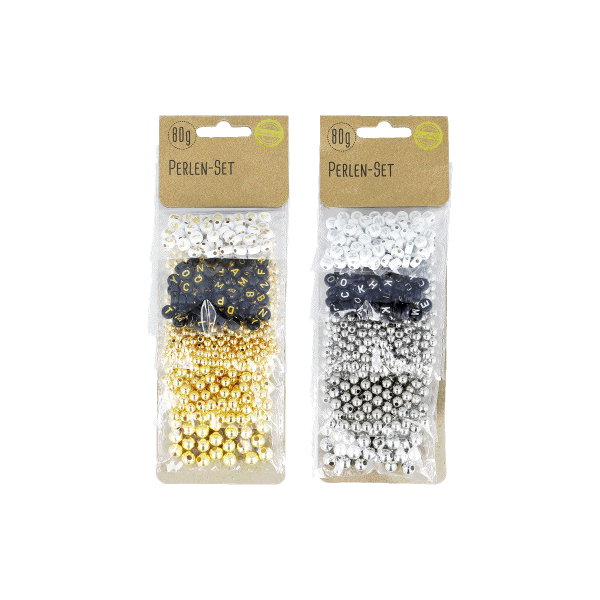 5er Bastelperlen-Set 80 g
