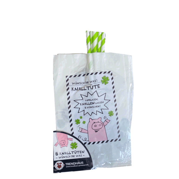 12 x 6er Knalltüte-Glücksschwein (72 Stück)