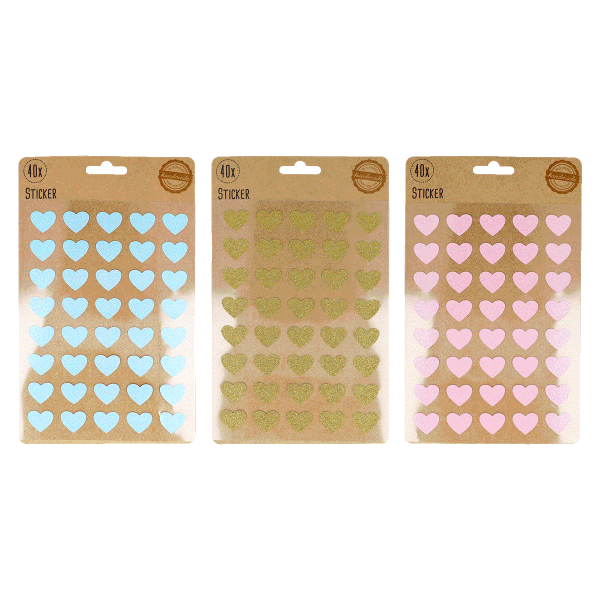 40er Sticker Herz