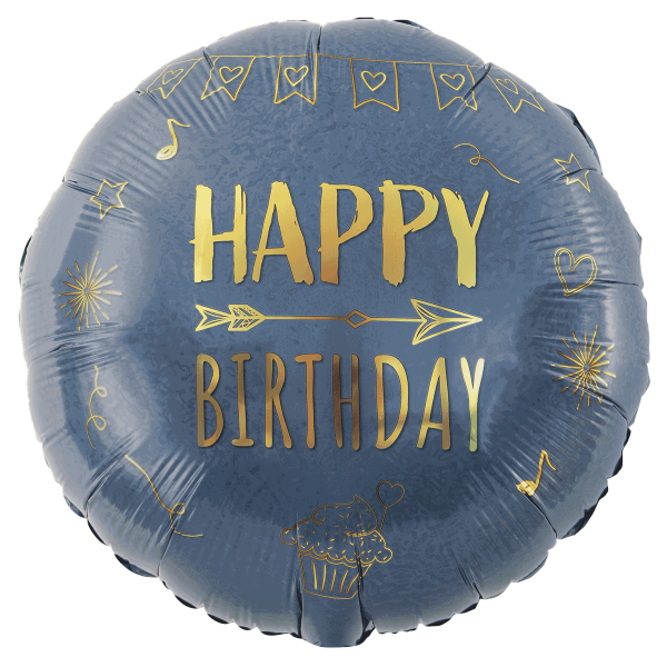 Heliumballon Happy Birthday 18"