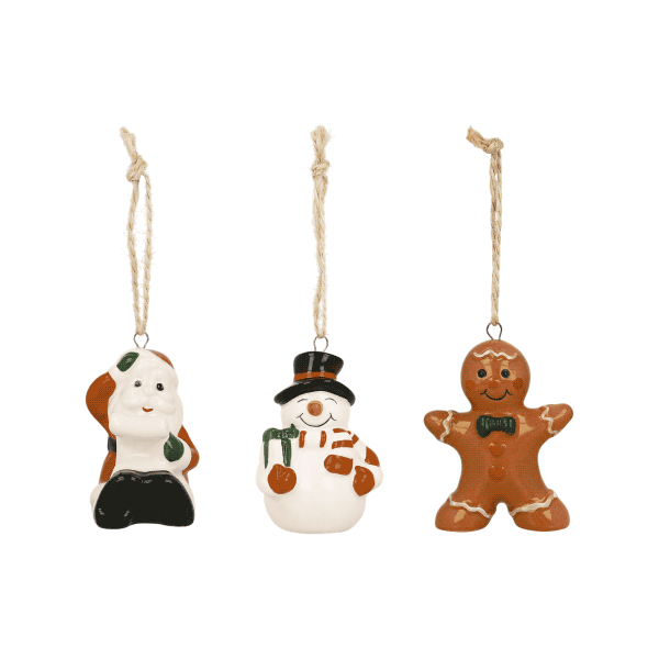 12 x Dekohänger X-Mas 6 cm (12 Stück)