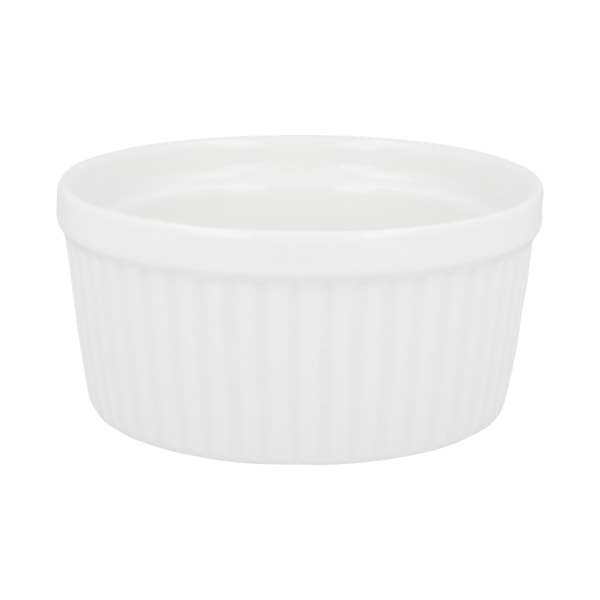 Weiße Dipschale Crème brûlée Ø9,5 cm