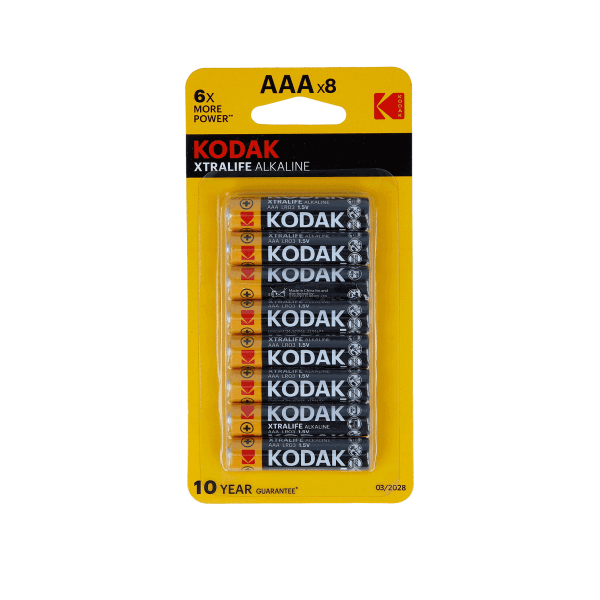 8er Kodak Microbatterien AAA XTRALIFE