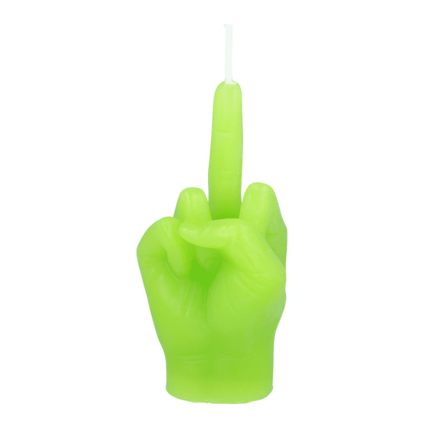 Kerze Mittelfinger &#039;Der Muffel&#039;