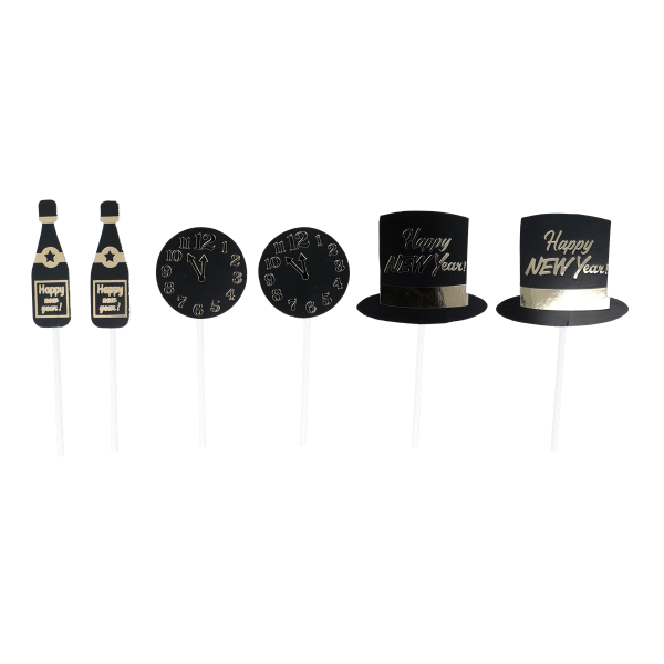 24 x 6er Party-Picker 9 cm (144 Stück)