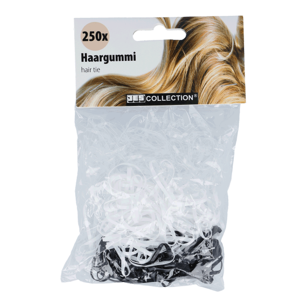 24 x 250er Gummi Haarringe (6000 Teile)