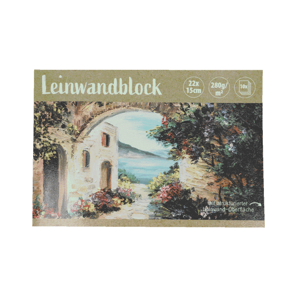 Leinwandblock 10 Blatt