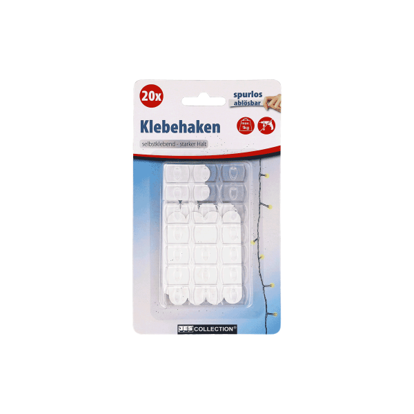 24 x Klebehakensets à 20 Stück (480 Teile)