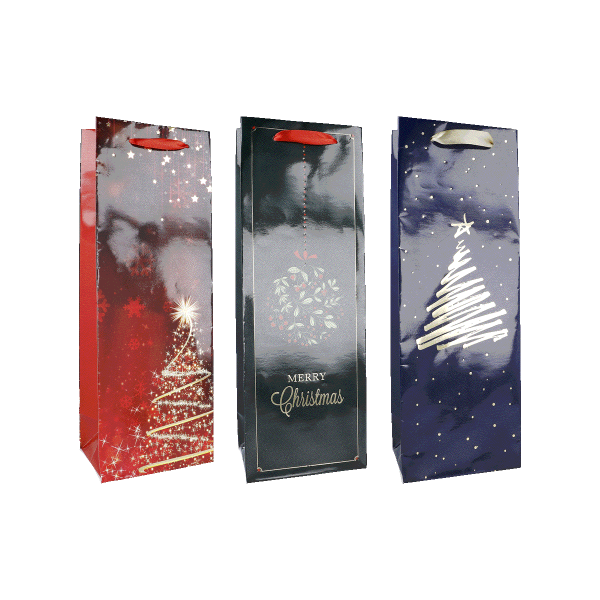 24 x Geschenktasche für Flaschen (24 Stück)