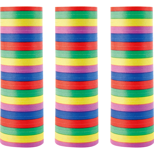 24 x 3er Luftschlangen (72 Teile)