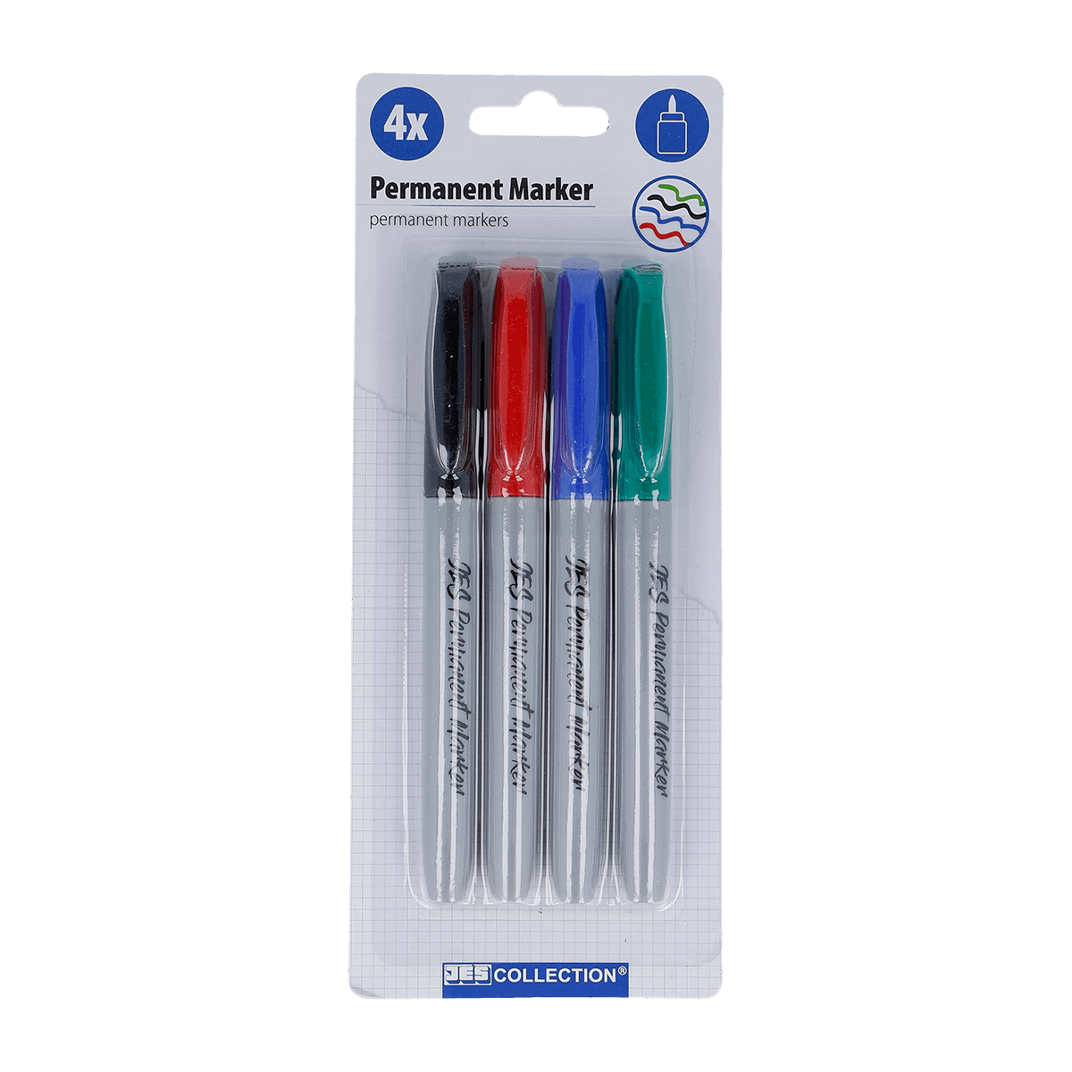 4er Fineliner Stift Set Feinschreiber 0,4 mm rot schwarz blau grün 