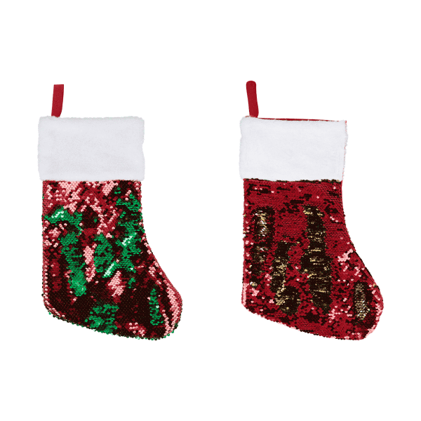 Nikolausstiefel mit Pailletten