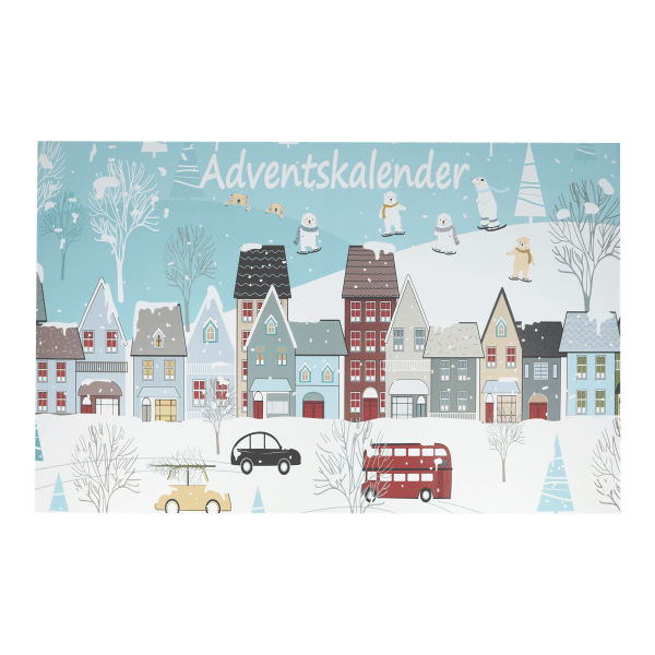 12 x DIY 3D-Adventskalender X-MAS (12 Stück)