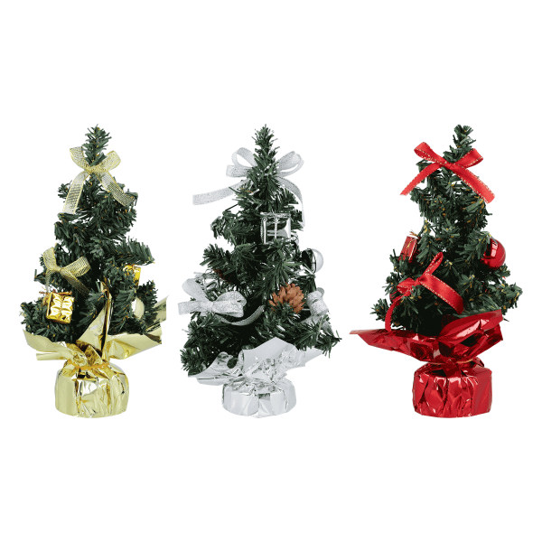 12 x Deko-Weihnachtsbaum 21 cm (12 Stück)