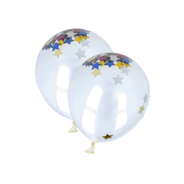 24 x 2er Set Luftballon mit Konfetti (48 Teile)