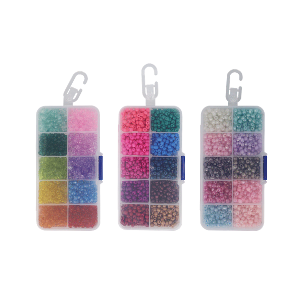 Bastelperlen in Box 120 g