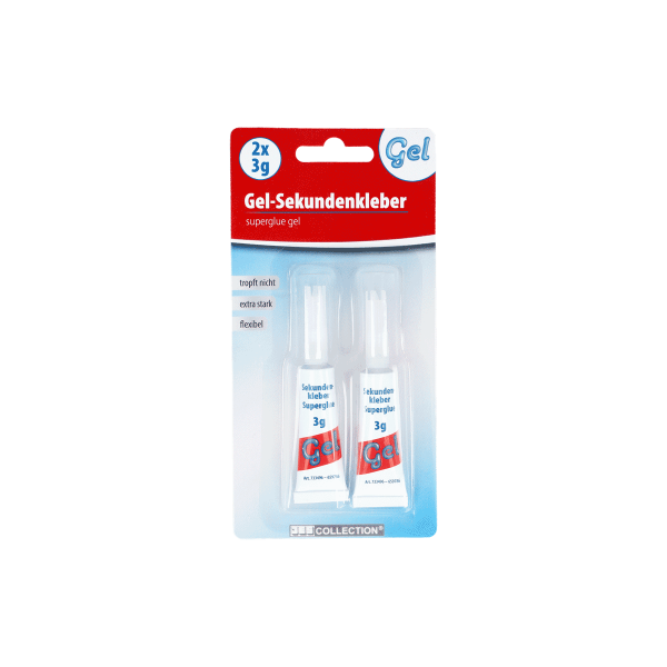 2er Sekundenkleber GEL à 3g