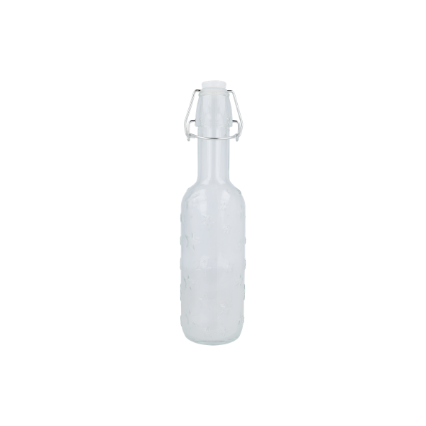 12 x Glasflasche STERNE mit Bügelverschluss (12 Stück)