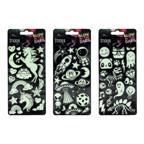 Sticker Glow In The Dark Puffy