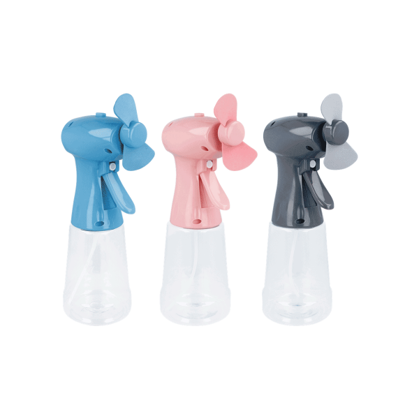 Ventilator mit Wasser-Sprühflasche