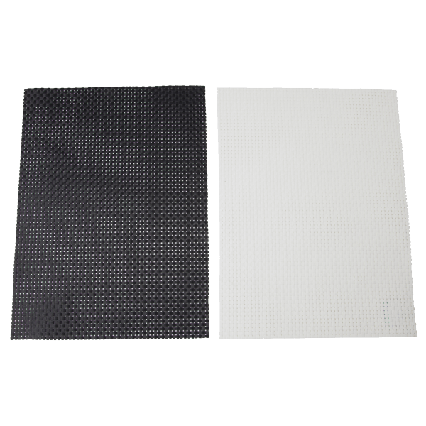 36 x Platzmatte schwarz/weiß (36 Teile)