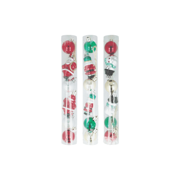24 x 6er Christbaumhänger 6 cm (144 Stück)