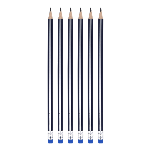 24 x 6er Bleistifte mit Radiergummi (144 Teile)