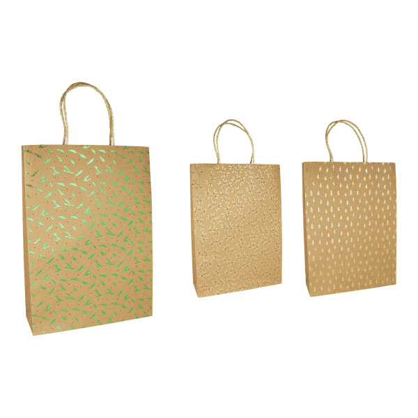 24 x Geschenktasche aus Kraftpapier (24 Stück)